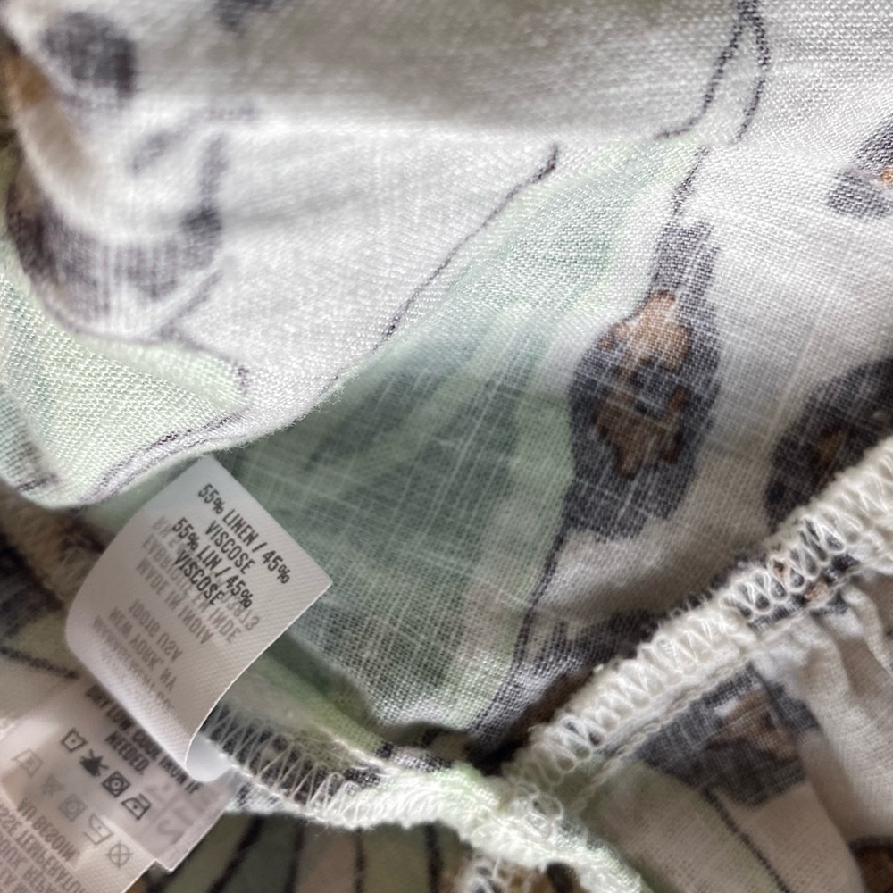 AERIE‎ animals Safari Zebra lion linen blend mini skirt. Size XS. NWT - Picture 12 of 12